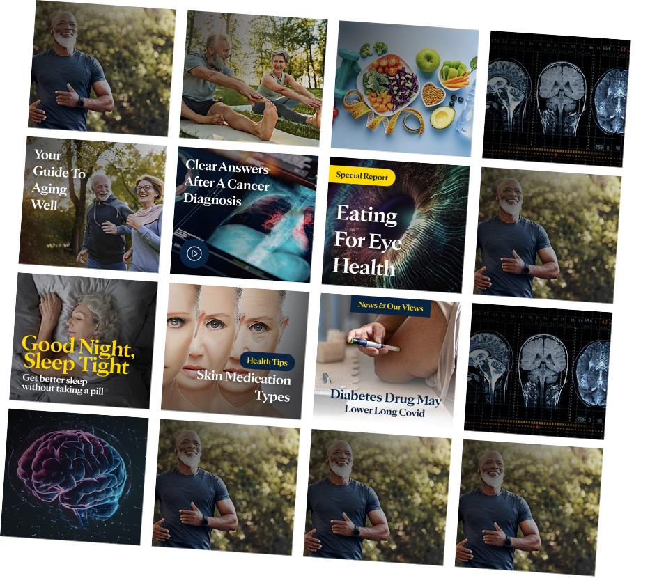 Curated artwork of Health Letter Posts